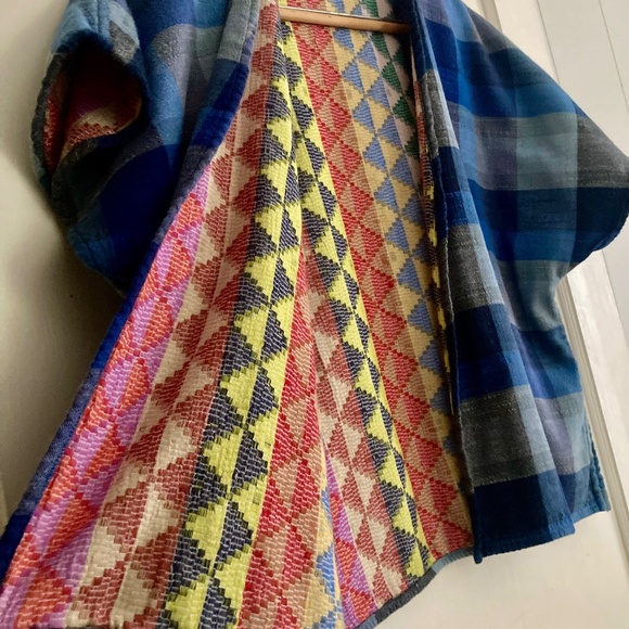 Ace & Jig Genevieve Cardigan Hope/Marine Check - Picture 6 of 7